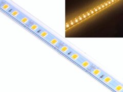 BARA LED 220V / 72 X SMD 5050 / GALBEN, 990X12X1MM